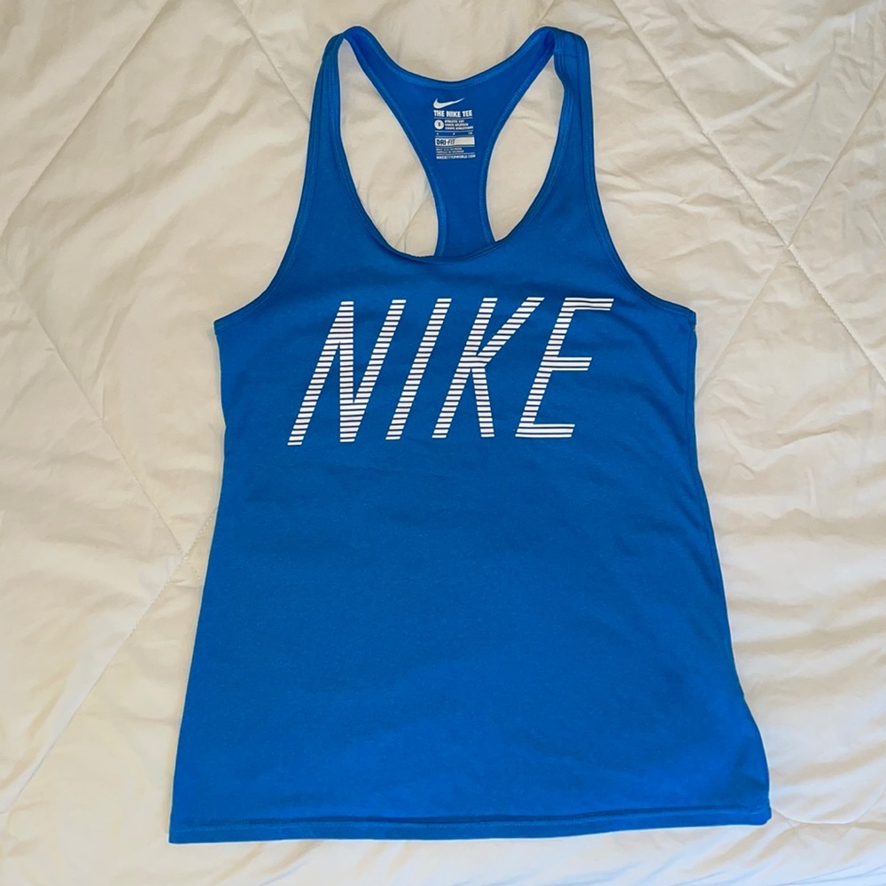 Blue Nike Athletic Tank